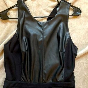 Black mini dress